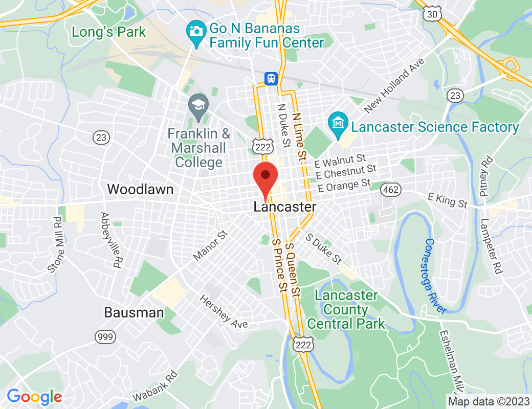 the-stage-house-lancaster-historic-home-rental-location Rental Location Map