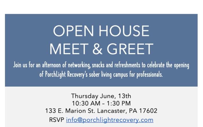 PorchLight Recovery Open House