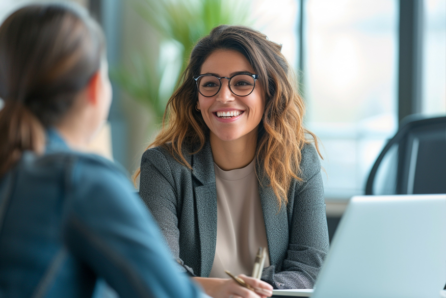 Recovery Job Interview Success – Lancaster PA Woman attending a job interview after addiction recovery support in Lancaster PA