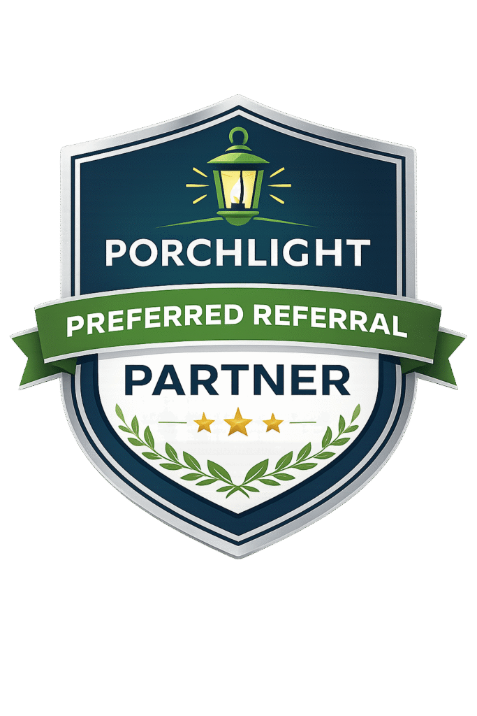 PorchLight Preferred Referral Partner badge
